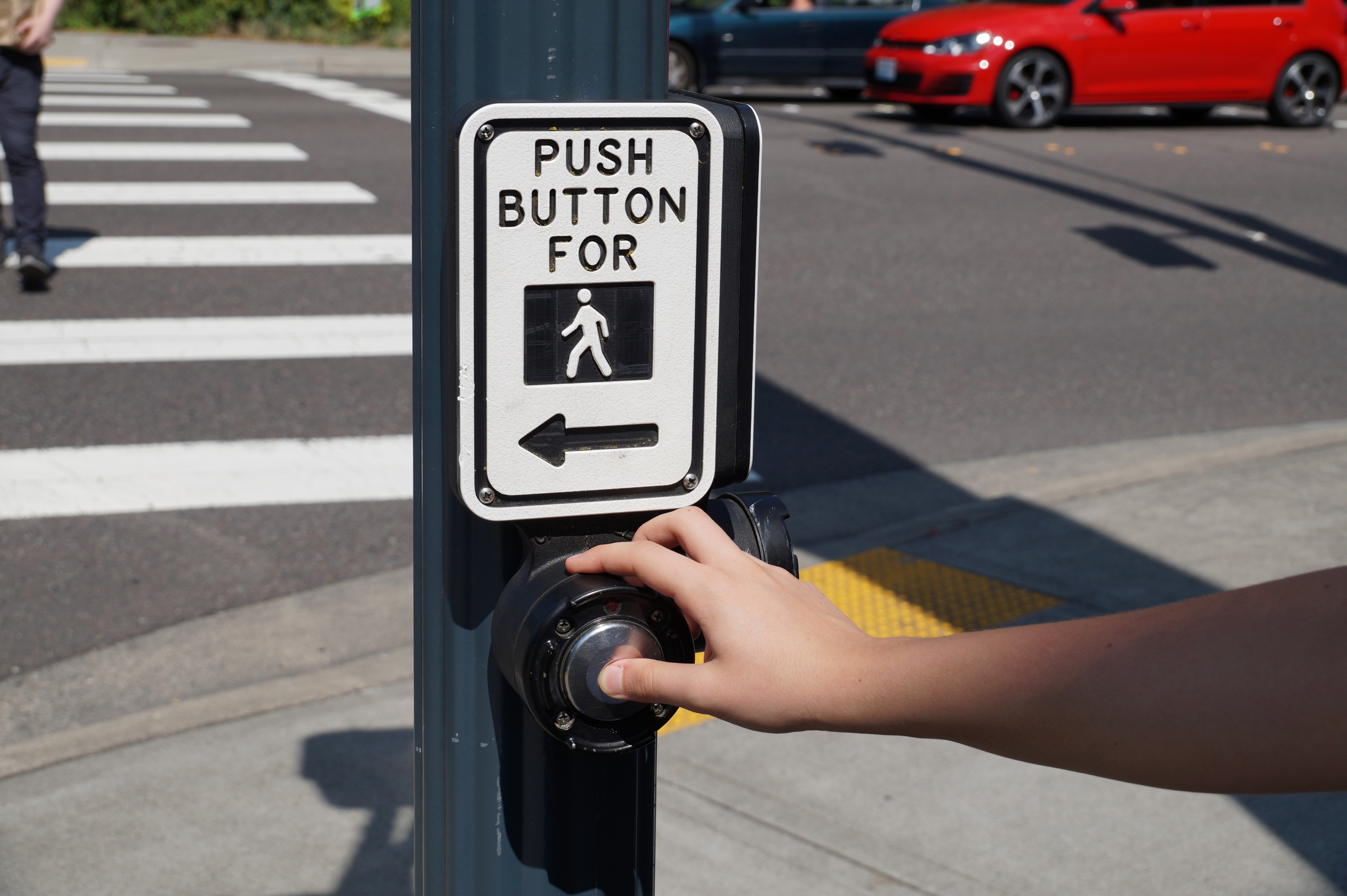 Cross Walk and Rapid Flashing Light Installation