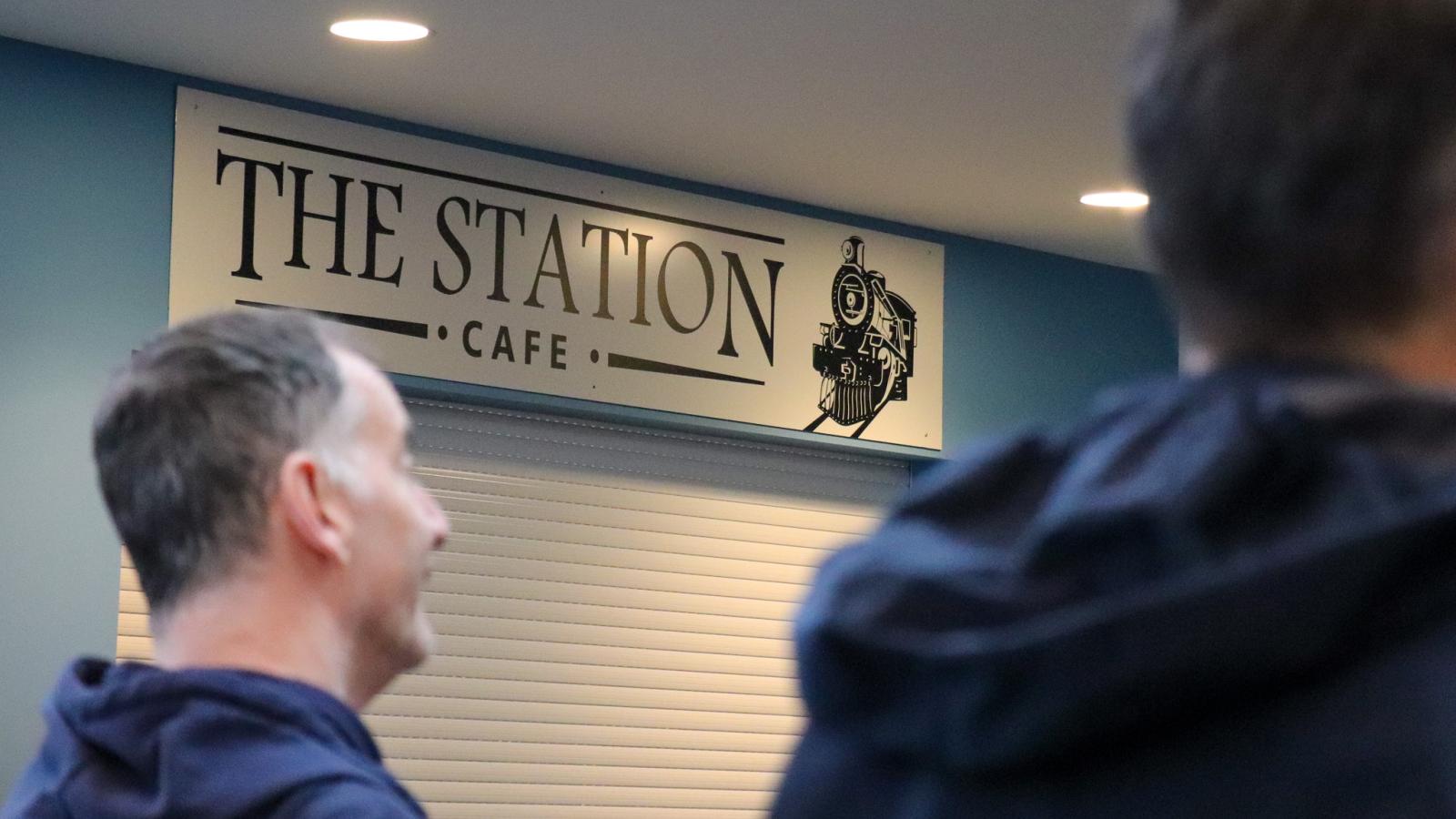 The Station Cafe Signage